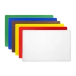 Hygiplas Thick Low Density Colour Coded Chopping Board Set – 450 × 300 × 20mm