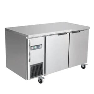 Thermaster TS1200BT 1200mm 2 Door Underbench Freezer 205L 600mm Deep