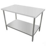 KN 450mm Deep Stainless Steel Benchtop with Undershelf