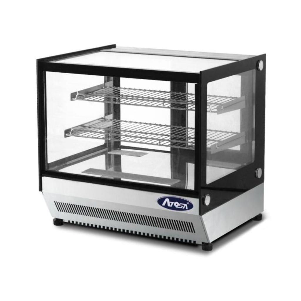 Atosa WSF160L Square Glass Countertop Cake/Dessert Display 900mm