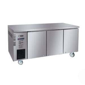 Besttop 600mm Deep 3 Door Under Bench Fridge 1800mm 380L