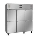Besttop CFT-72-6 1590litre commercial Upright Freezer 6 Split Doors