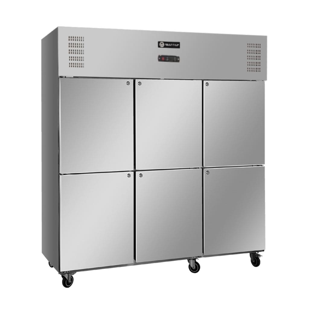 Besttop CFT-72-6 1590litre commercial Upright Freezer 6 Split Doors