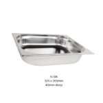 KN S/S Gastronorm(GN) Pan 1/2GN 325x265mm 40mm Deep