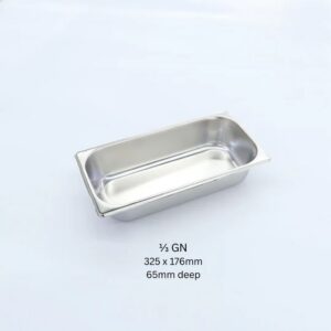 KN S/S Gastronorm(GN) Pan 1/3GN 325x176mm 65mm Deep