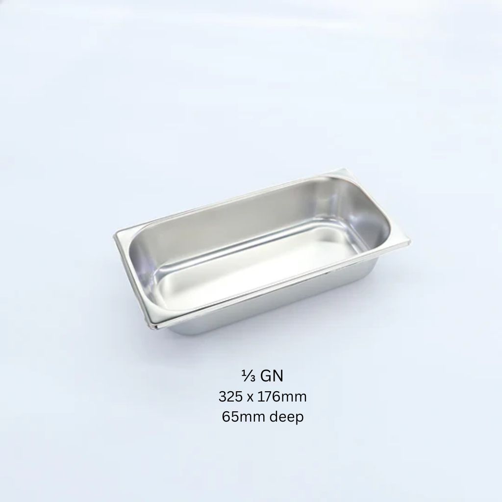 KN S/S Gastronorm(GN) Pan 1/3GN 325x176mm 65mm Deep