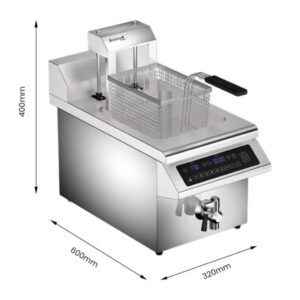 Benchstar IF3500S-AL Single Tank Auto-Lifting Induction Fryer