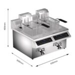 Benchstar IF7000D-AL Double Tank Auto-Lifting Induction Fryer