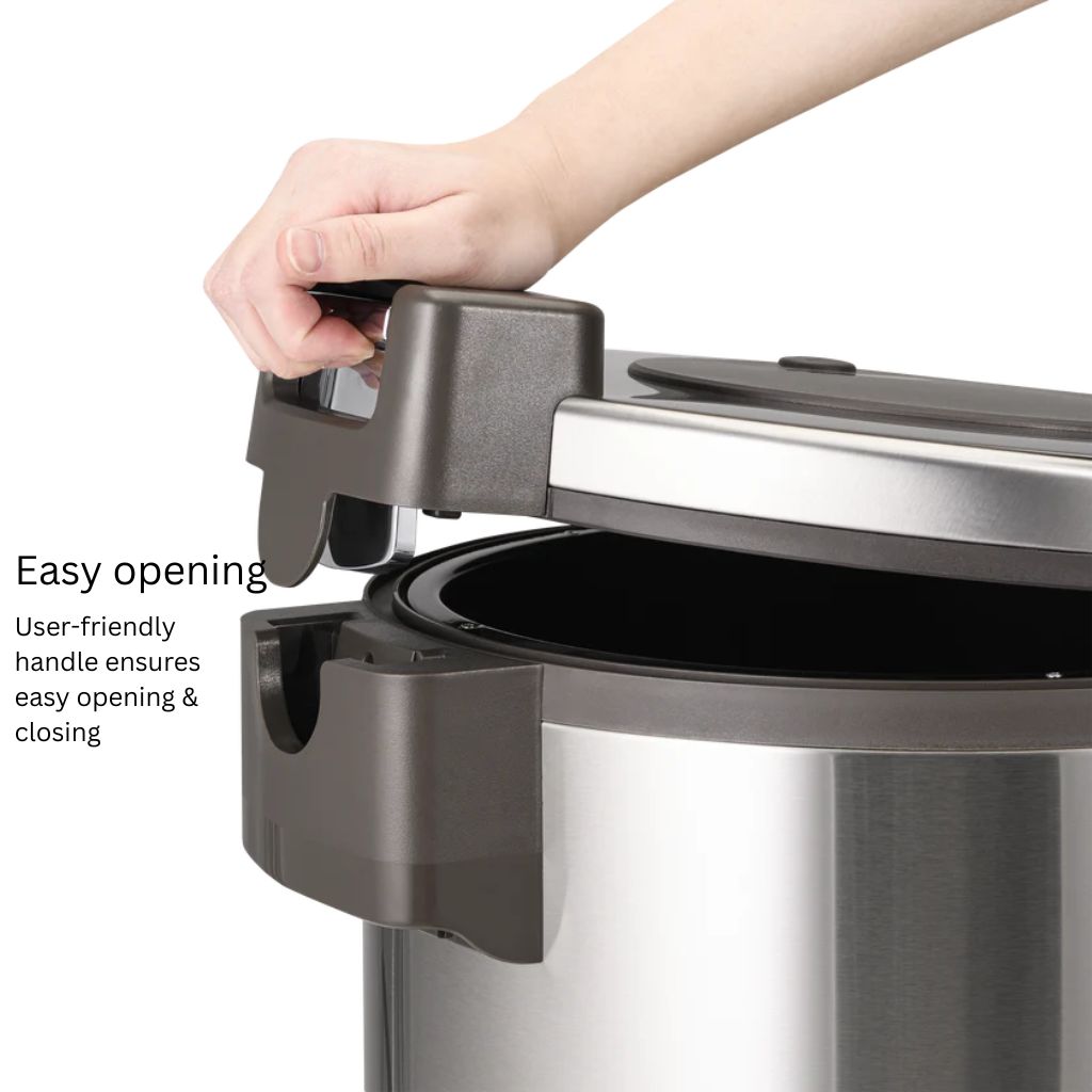 Cuckoo rice cooker handle for easy opening