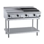 B+S BT-GRP6-CBR6 600mm Grill Plate & 600mm Char Broiler on Stand