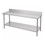 Kitchenknock 1800mm Splashback Stainless Steel Bench 600mm Deep