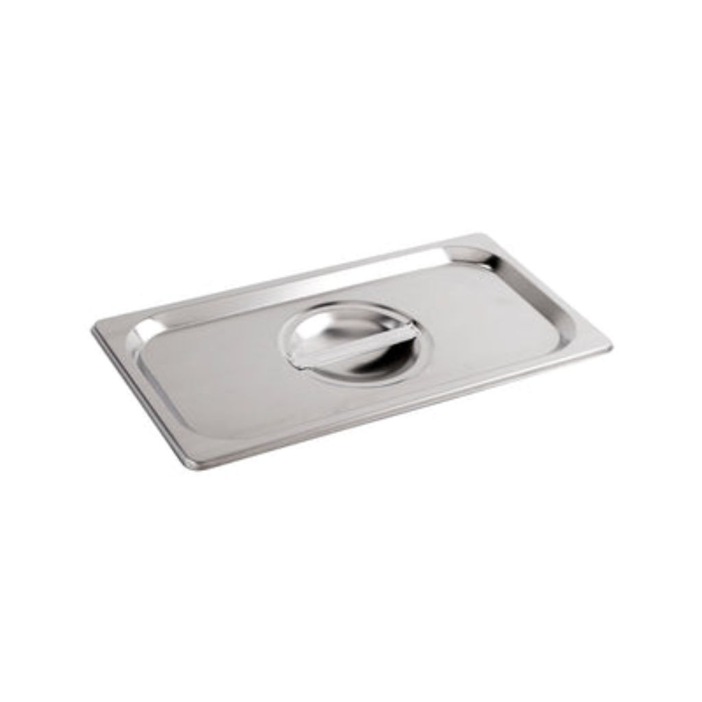1/3 GN Gastronorm Pan Lid 325x176mm Stainless Steel