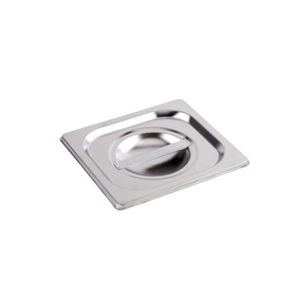 1/6 GN Gastronorm Pan Lid 176x162mm Stainless Steel