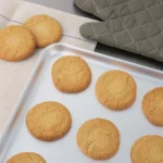 baking tray with cookies in it
