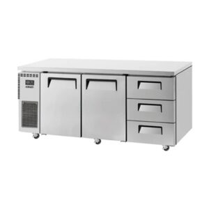 Skipio SUR18-3D-3 Undercounter Fridge with 3 Drawers and 2 Doors