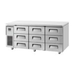 Skipio SUR18-3D-9 1800mm 9 Drawer Under Counter Fridge