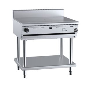 B+S Black TT-9 900mm Gas Target Cook Top on Stand