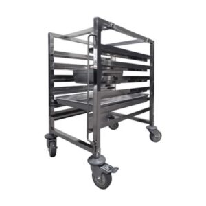 2 in 1 Baking Tray & 1/1 GN Pan Trolley 6 Tier 470 × 620 × 850mm