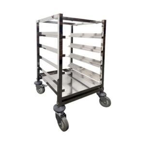 Glasswasher Basket Trolley with Castors 4 Tier 450 × 520 × 850mm