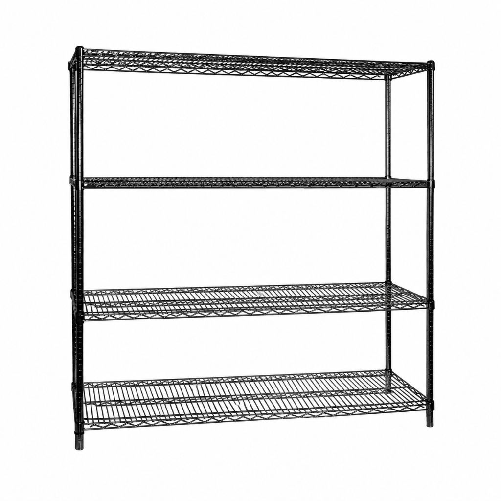 1525mm Kitchen Shelf 4 Tier Cool & Dry Storage 457D × 1880H mm