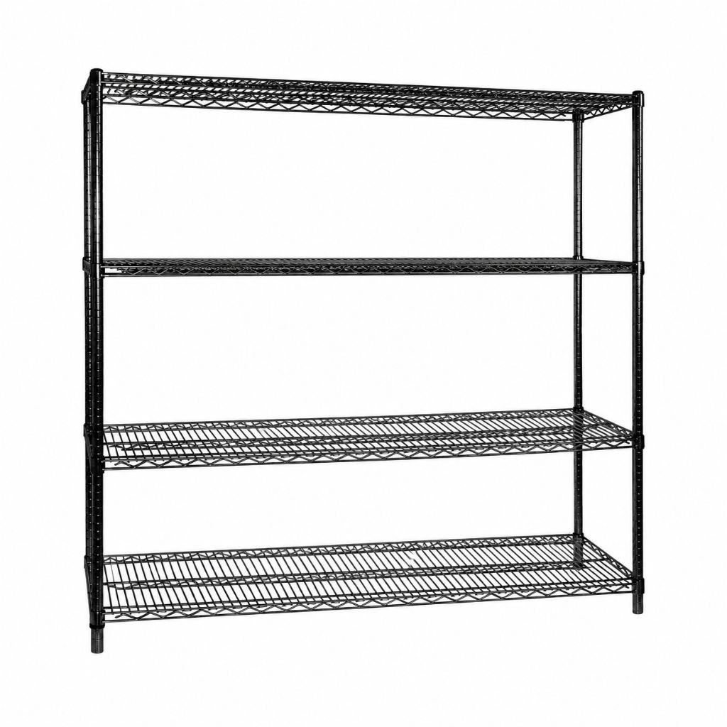 1830mm Kitchen Shelf 4 Tier Cool & Dry Storage 457D × 1880H mm