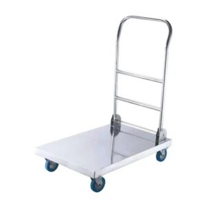 Stainless Steel Platform Trolley 900 × 550 × 870mm Anti-shock
